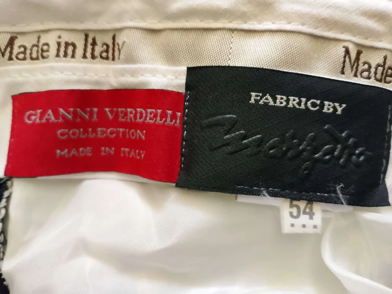 Pantaloni Uomo. Neri Eleganti.Tg 54.pura lana vergine.Gianni Verdelli by Marzotto.