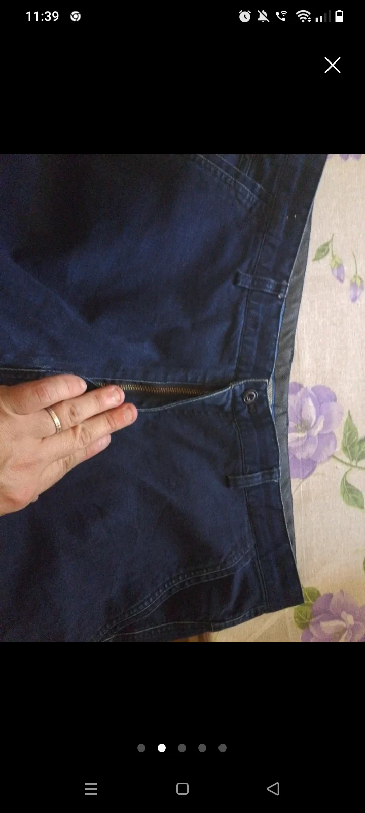 JEANS CASUAL REeX. Blu scuro.Misura 52/L. Unisex.