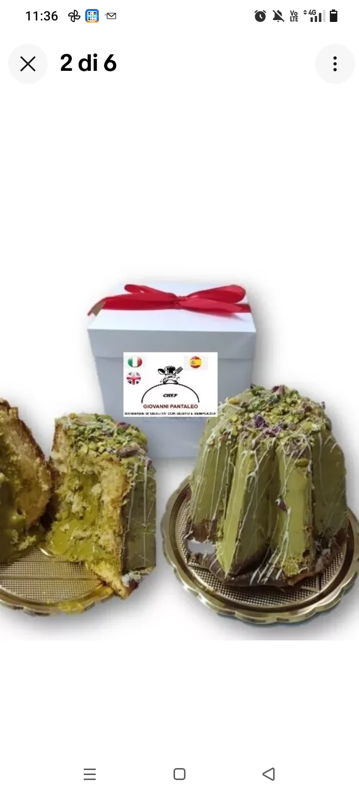 NOVITA’!!.PANETTONE E PANDORO.VARI GUSTI SPECIALI E FARCITURA INTERNA.