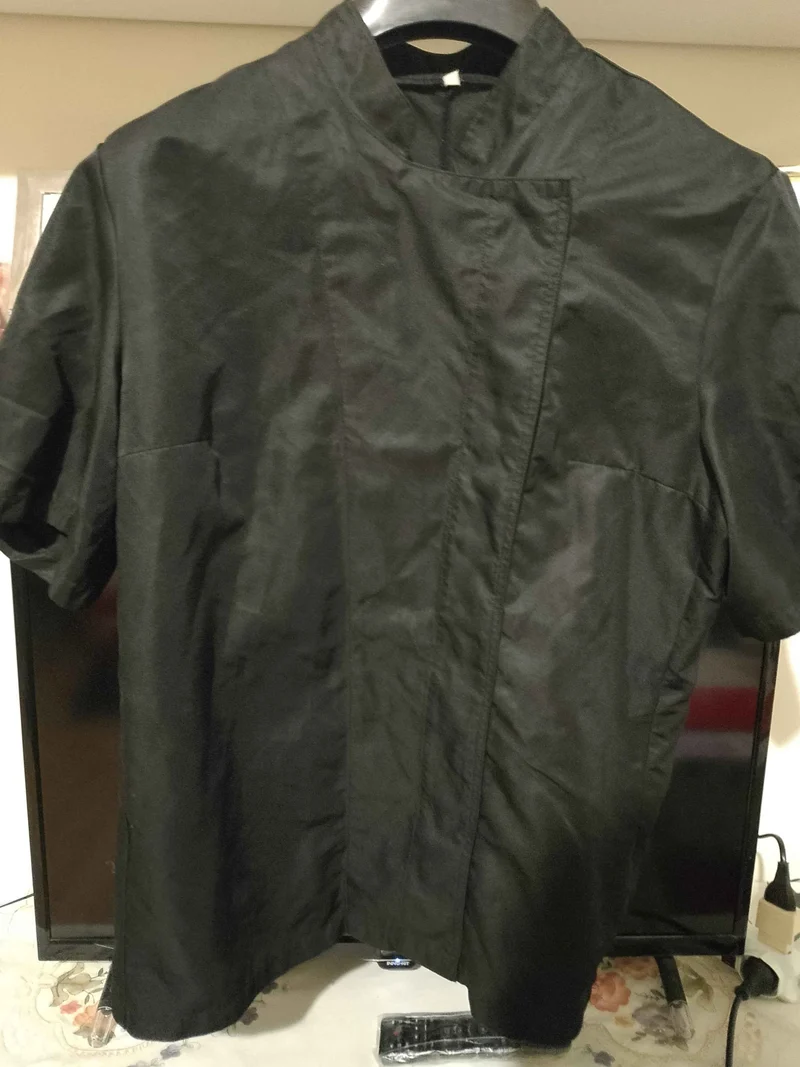 GIACCA CUOCO EGOCHEF MANICA CORTA OTTAVIO 100% POLIESTERE JACKET CHEF MAN