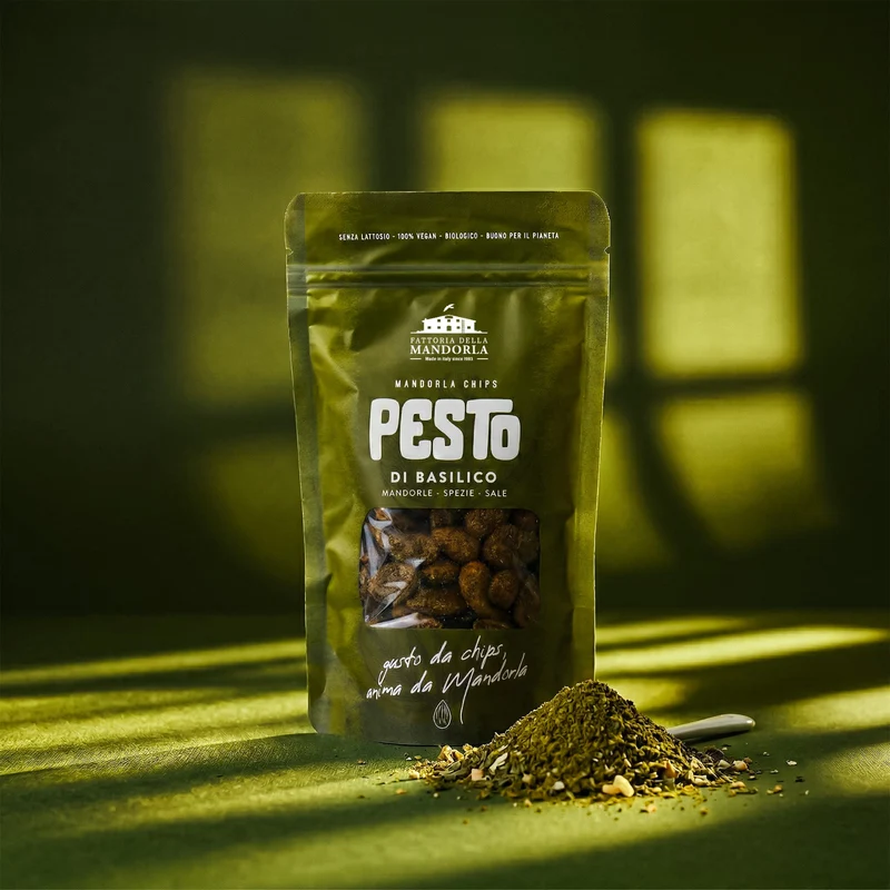 Mandorla chips Pesto