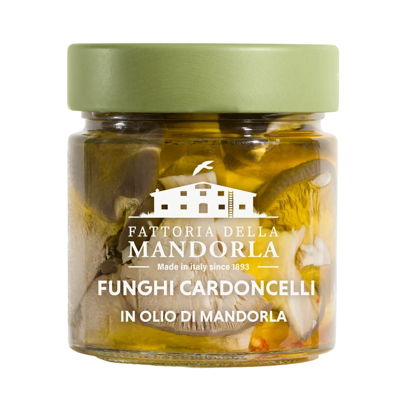 FUNGHI CARDONCELLI IN OLIO DI MANDORLA 220g