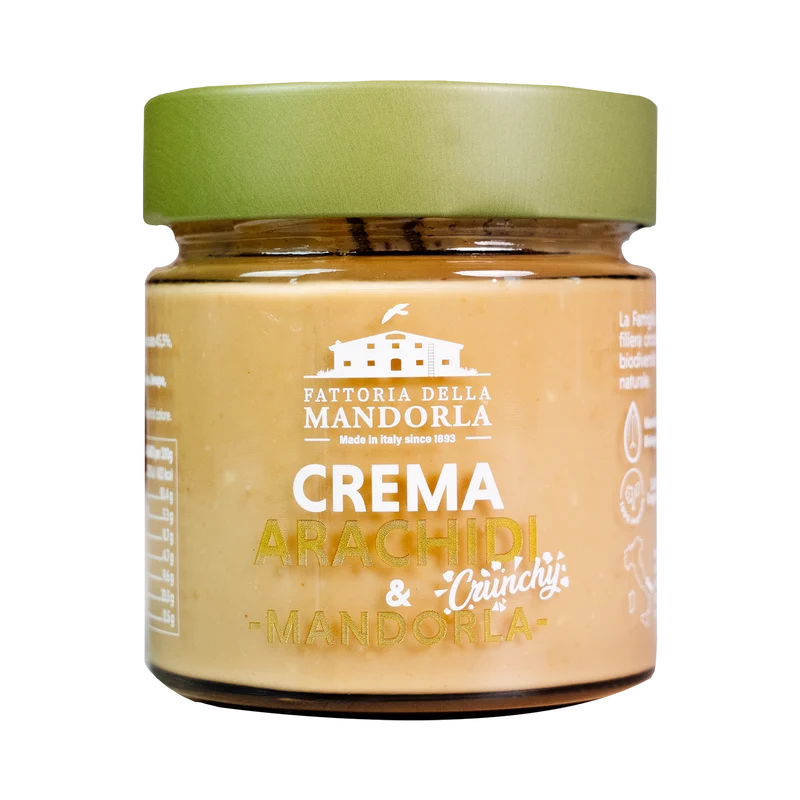 Crema Crunchy - Mandorla e Arachidi 200g