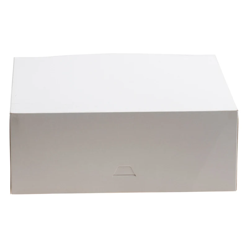 CAJA TARTA BLANCA CARTON 32X32X10 CM
