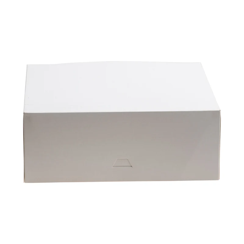 CAJA TARTA BLANCA CARTON 26X26X10 CM