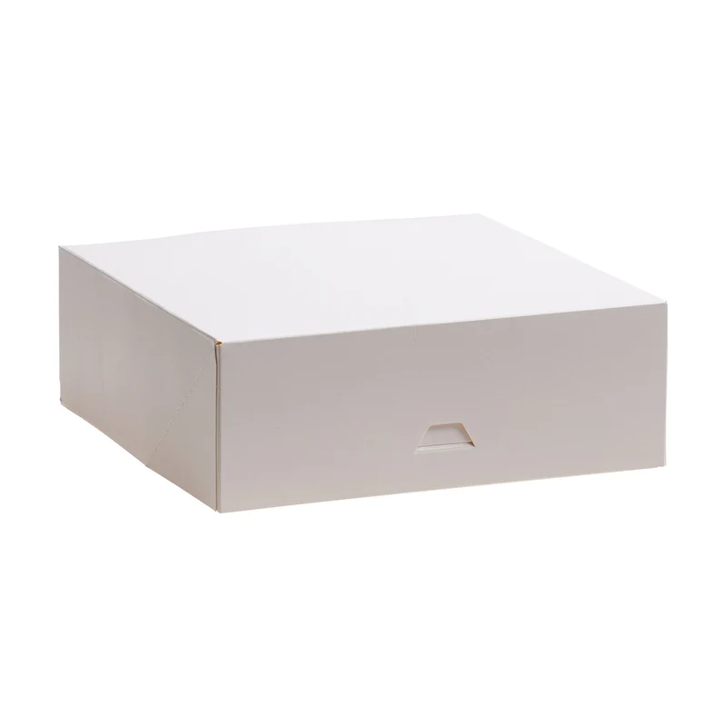 CAJA TARTA BLANCA CARTON 29X29X8CM