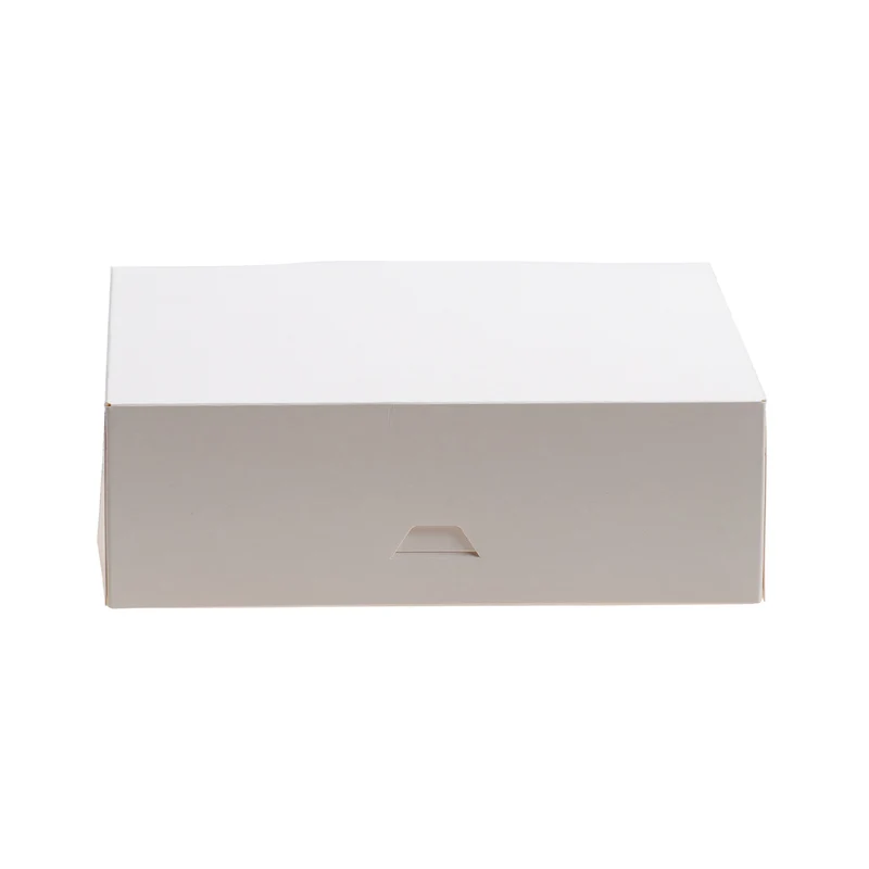 CAJA TARTA BLANCA CARTON 26X26X8CM