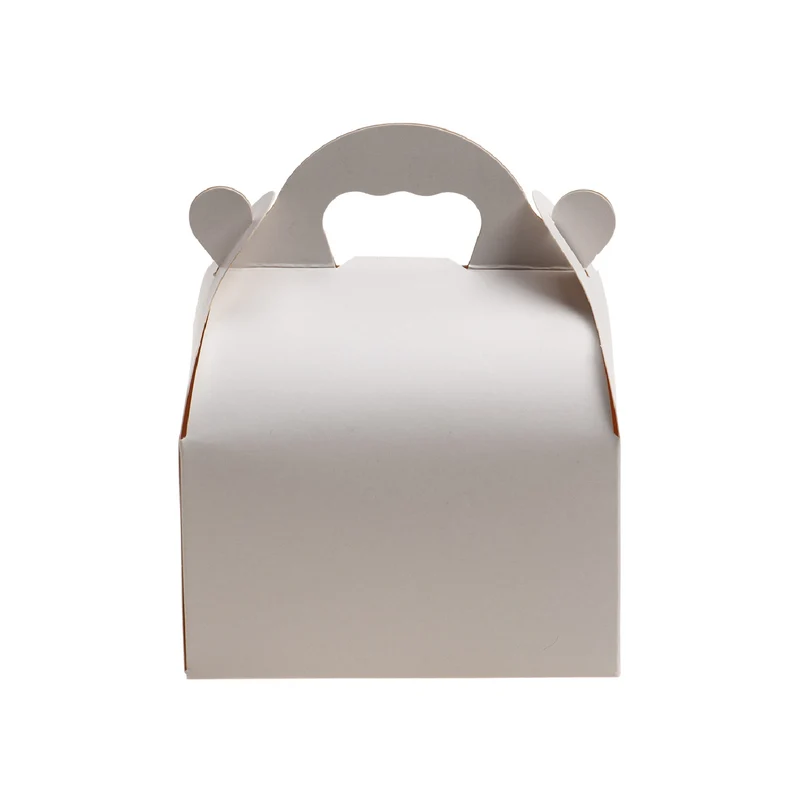 CAJA TARTA BLANCA CARTON CON ASA 18X18X7CM