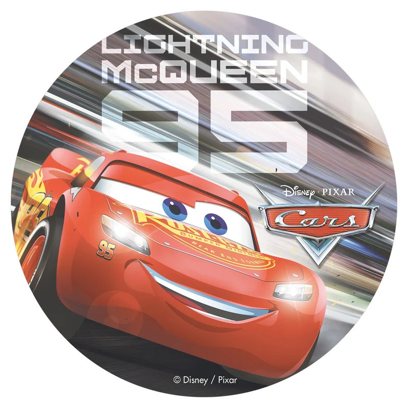 DISCO OBLEA PARA TARTAS CARS 3 20CM