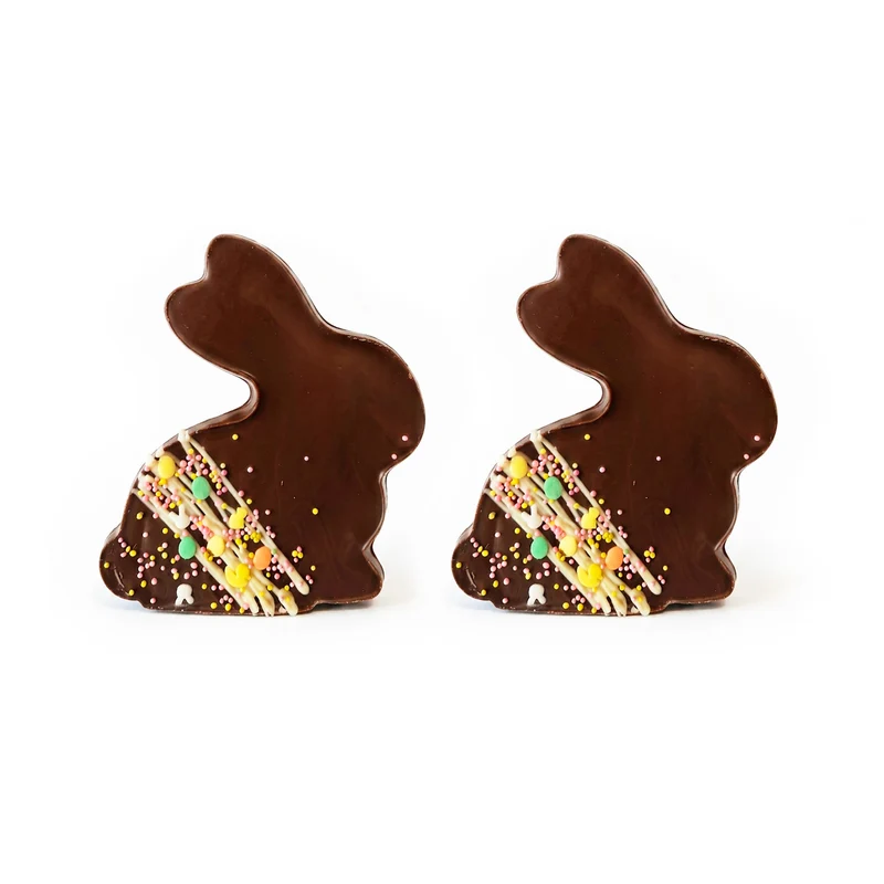 CONEJO CHOCOLATE CON LECHE Y SPRINKLES 74GR