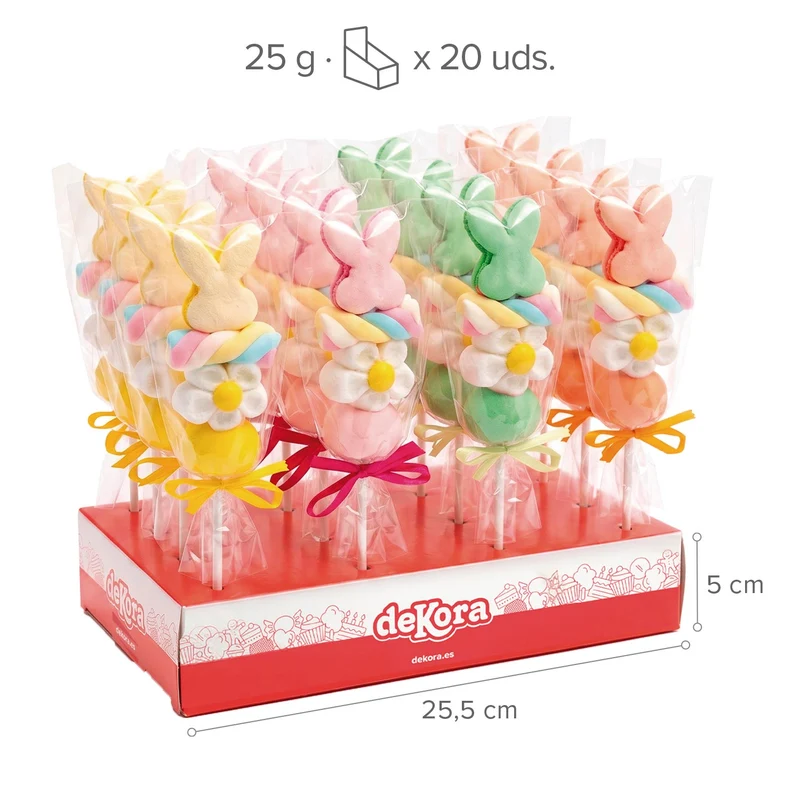 BROCHETA PASCUA CONEJO MALLOW 25GR
