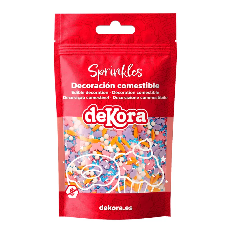 SPRINKLE MIX CONEJO ZANAHORIA Y MARIPOSA FUNNY BUNNY 100GR