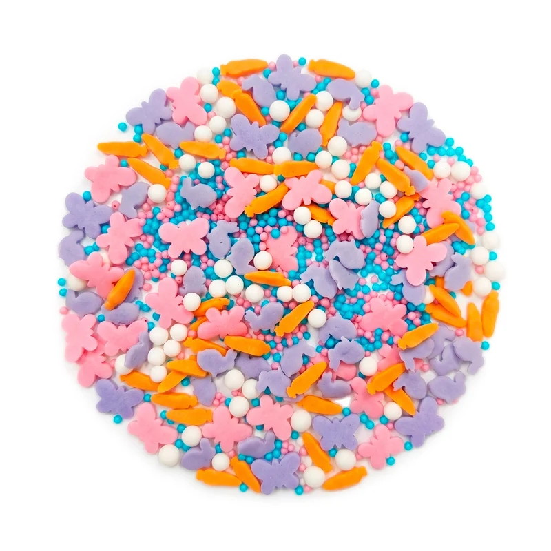 SPRINKLE MIX CONEJO ZANAHORIA Y MARIPOSA FUNNY BUNNY 100GR