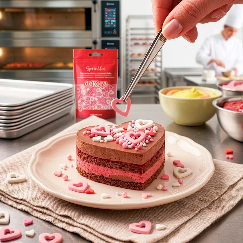 SPRINKLE MIX CORAZONES HUECOS Y CRUNCHIES SWEET LOVE 100GR