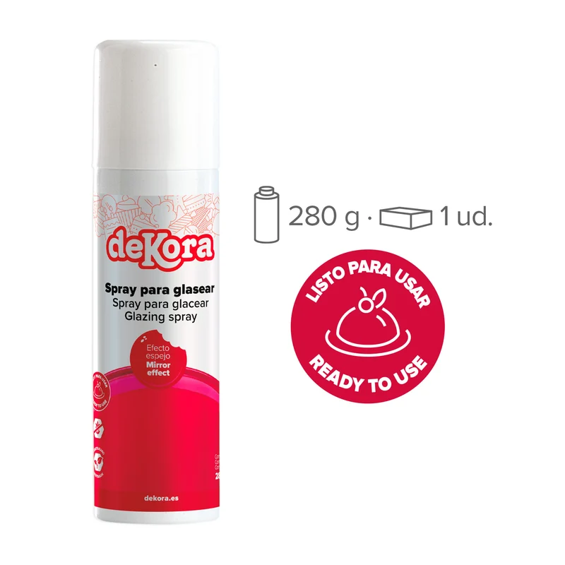 SPRAY GLAZE ROJO FRESA AZF 280G