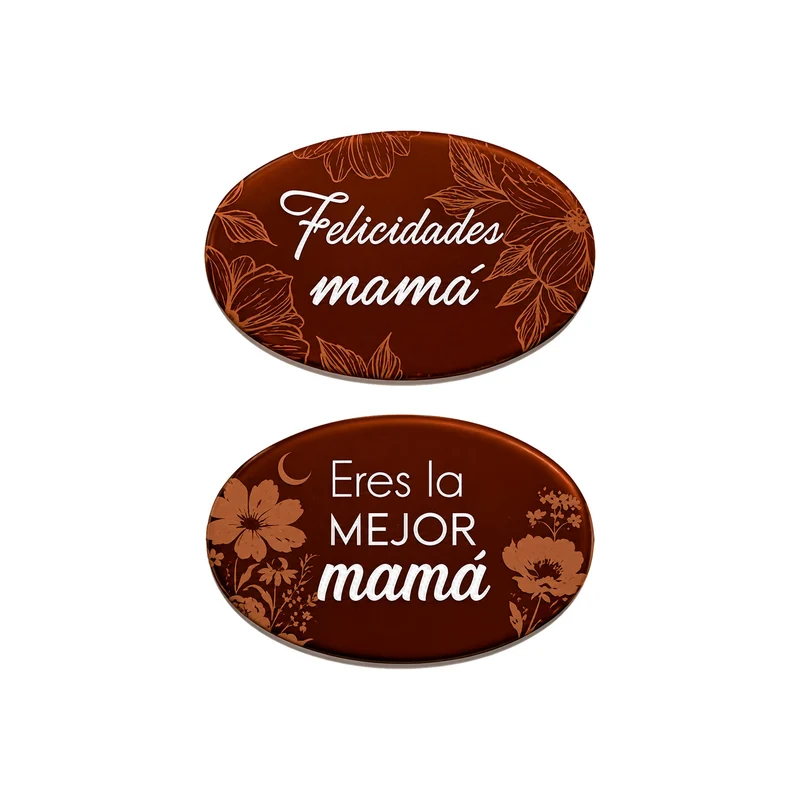 LETRERO CHOCO NEGRO FELICIDADES MAMA SURTIDO 2MOD 60UDS