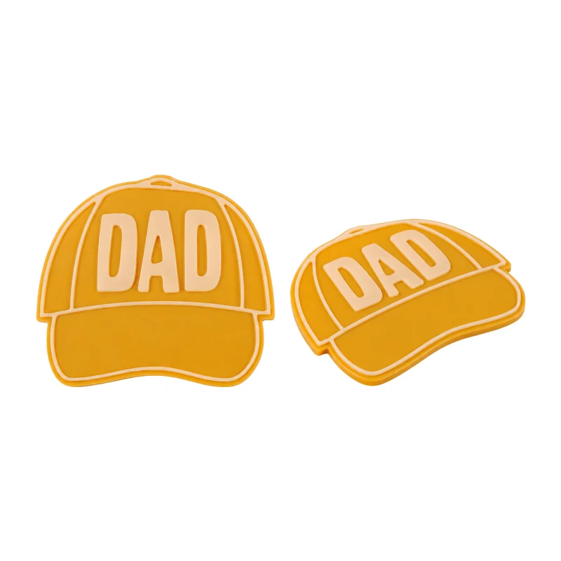 DECORACION CHOCOLATE BLANCO GORRA DAD 96UDS