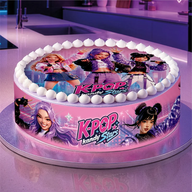 RIBBONS LAMINA COMESTIBLE KPOP KANDY STARS A5 14,8X21CM