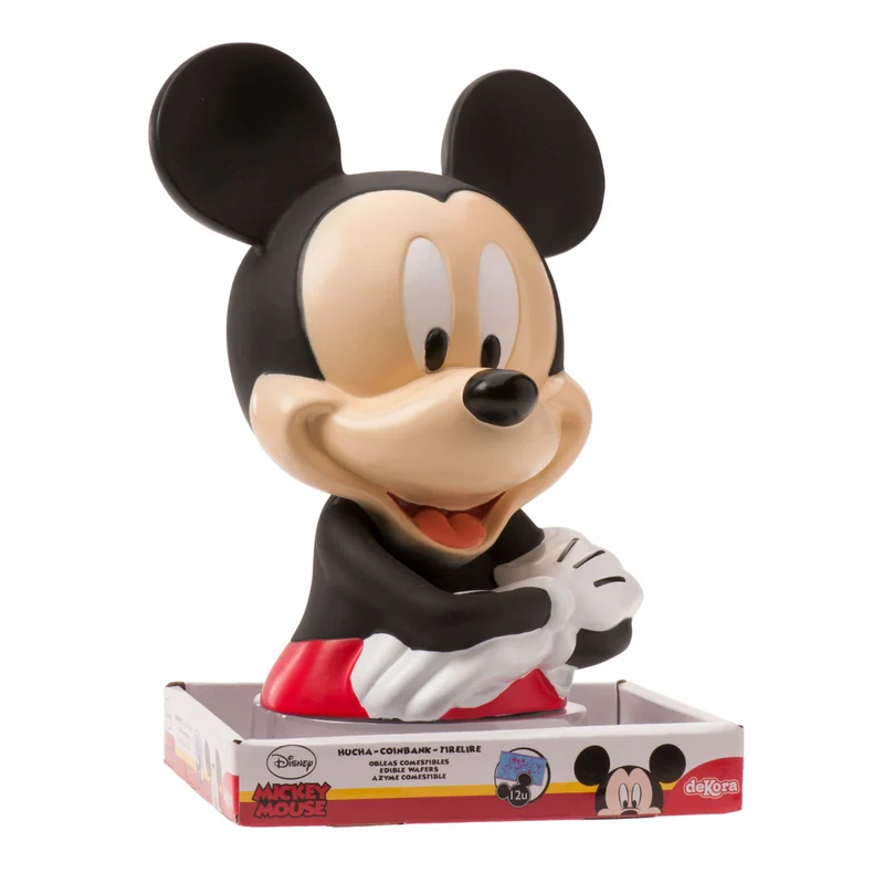 HUCHA MICKEY CON BILLETES DE OBLEA 10GR