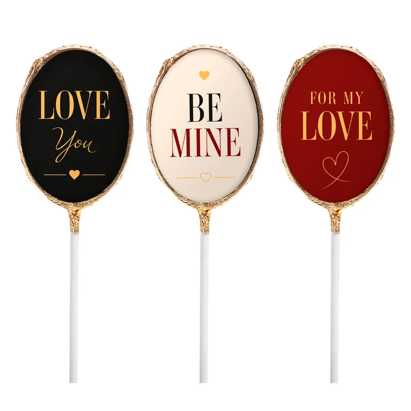 PIRULETA CHOCOLATE MENSAJE SAN VALENTIN 30GR