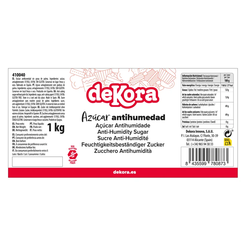 AZÚCAR ANTIHUMEDAD 1KG