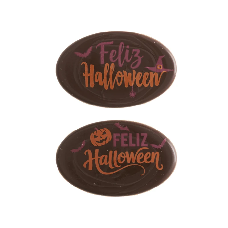 LETRERO CHOCO NEGRO SURTIDO FELIZ HALLOWEEN 2 MODELOS 84UD