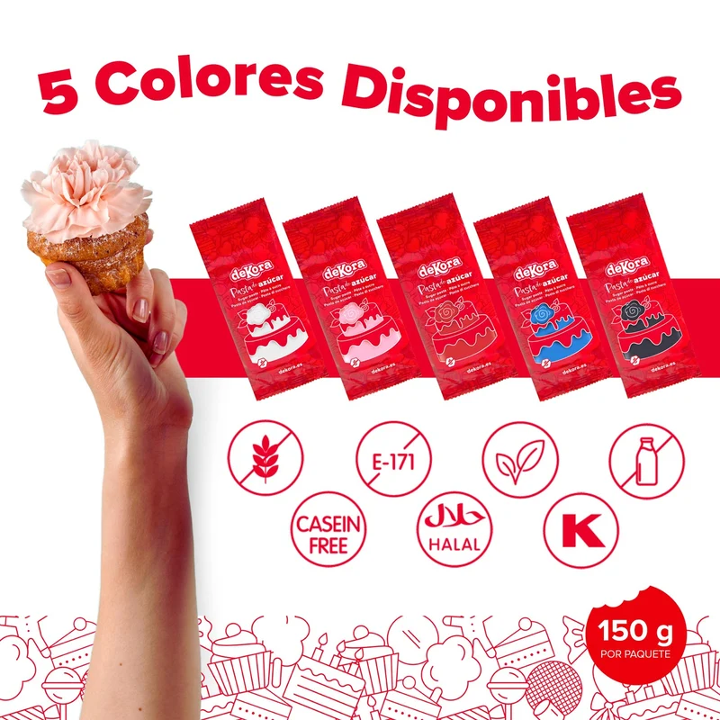 FONDANT ROJO 150 G
