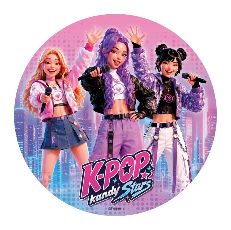 DISCO COMESTIBLE KPOP KANDY STARS 20CM
