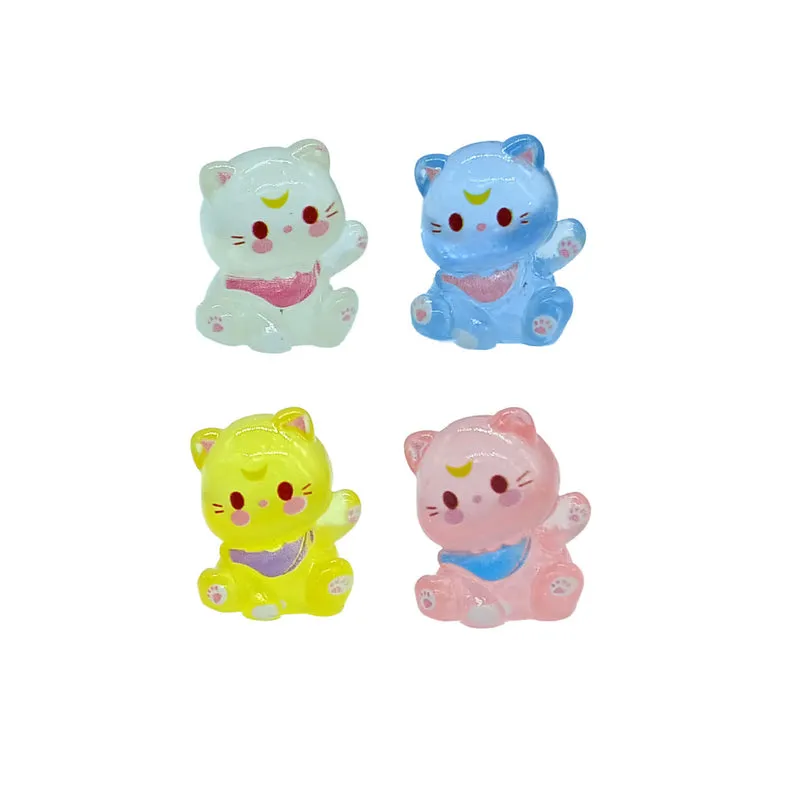 FIGURAS ROSCÓN 3D GATITOS COLORES PVC 1.8X2CM
