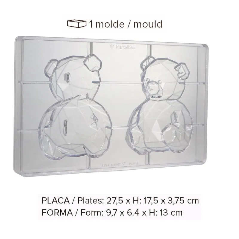 MOLDE POLICARBONATO OSITO 97 X 64 H 130 MM