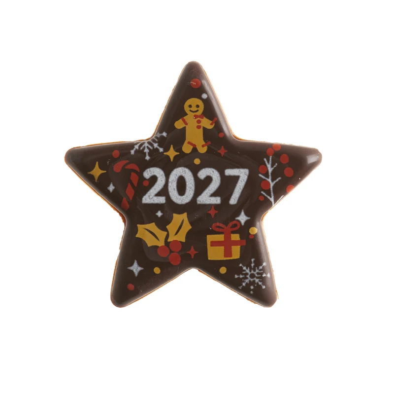 LETRERO CHOCOLATE NEGRO ESTRELLA 2027 84 UNIDADES