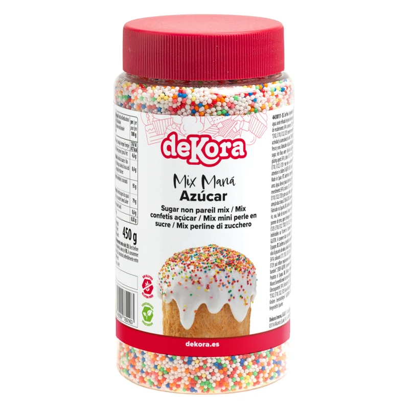 MIX MANA DE AZÚCAR COLORES 450GR
