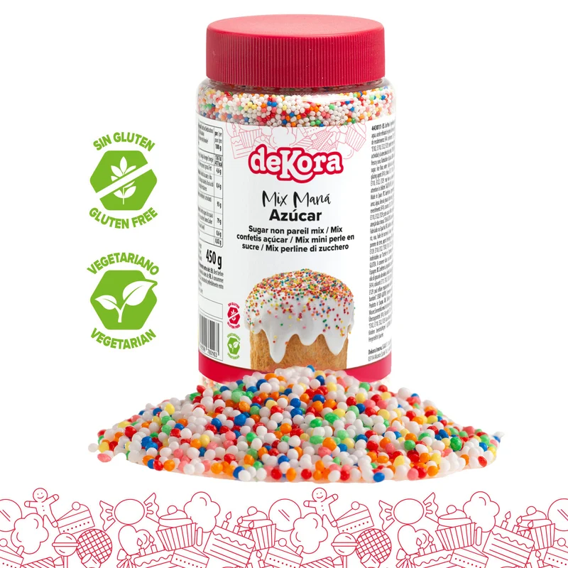 MIX MANA DE AZÚCAR COLORES 450GR