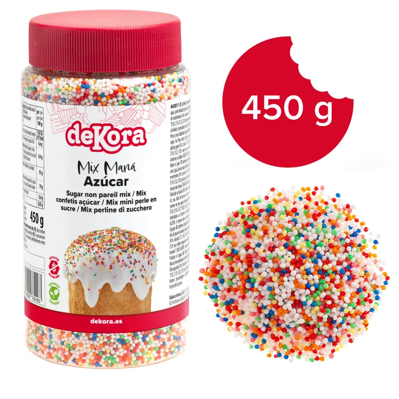 MIX MANA DE AZÚCAR COLORES 450GR
