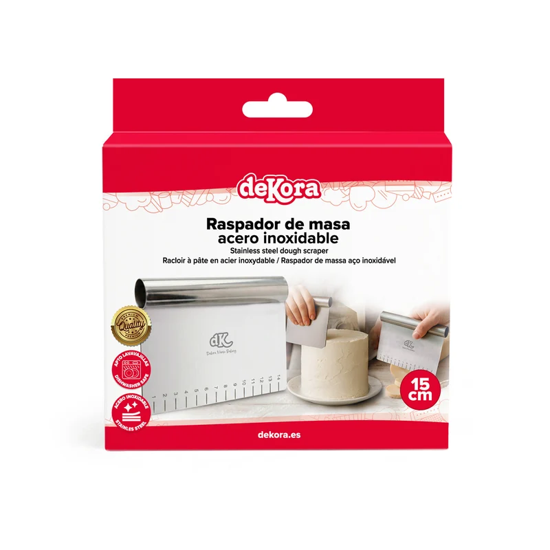 RASPADOR DE MASA ACERO INOXIDABLE 15CM HOME BAKING