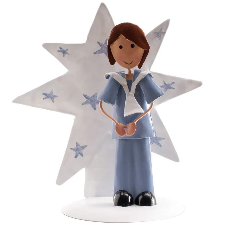 NIÑO COMUNION METAL ESTRELLA 16CM