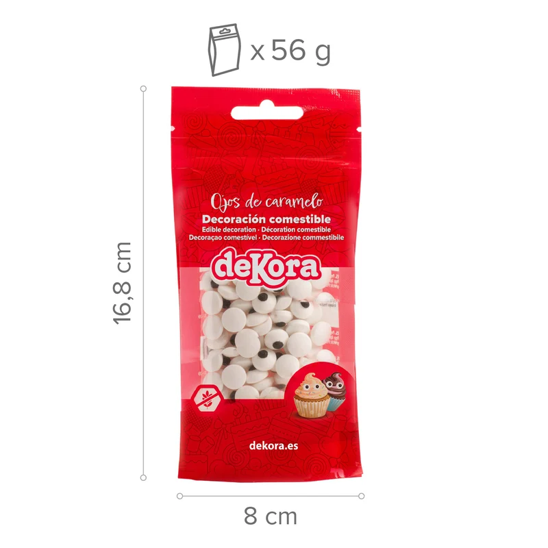OJOS DE CARAMELO 56G DISPLAY 10 BOLSAS
