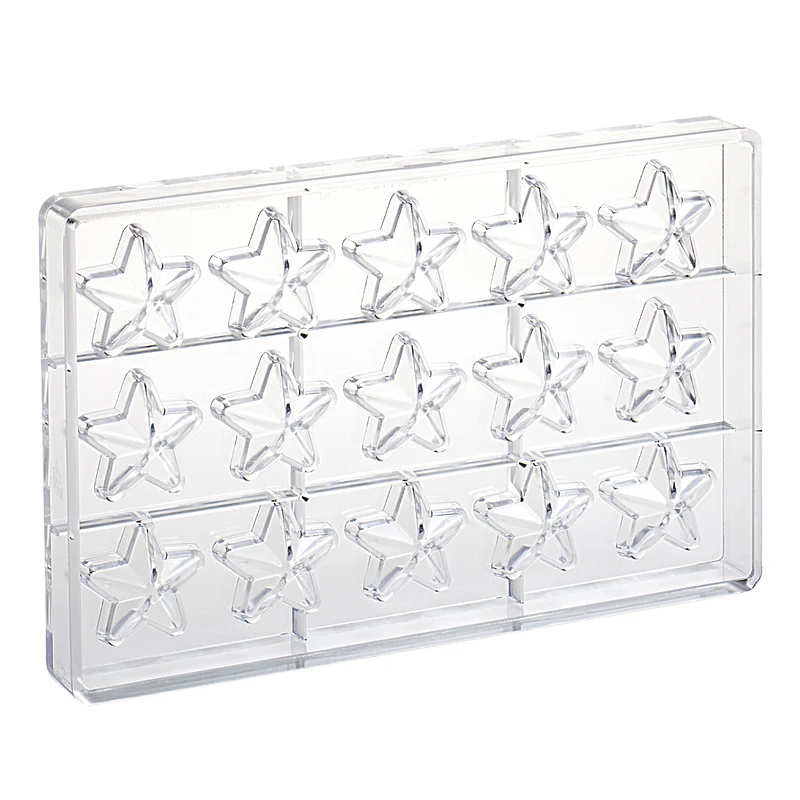 MOLDE POLICARBONATO ESTRELLA 40X42 H 16MM | 15 PIEZAS