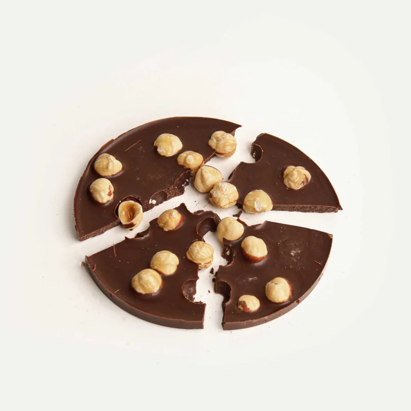 Dark Chocolate tortina with Hazelnuts