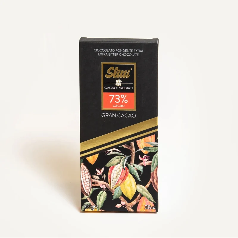 "Gran Cacao" bar 73%.