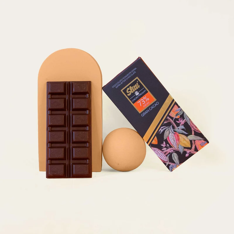 "Gran Cacao" bar 73%.