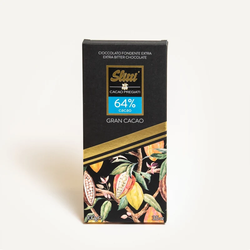 "Gran Cacao" bar 64%.