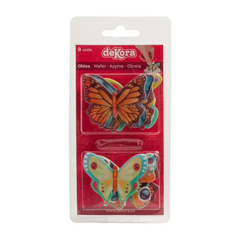 DISPLAY 24 BLISTER MARIPOSAS OBLEA 8 UD