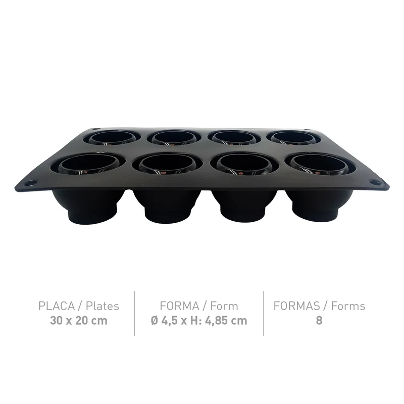 MOLDE INSPIRATION FLEXIPAN ESFERA 3D 45X48.5MM 30X20CM
