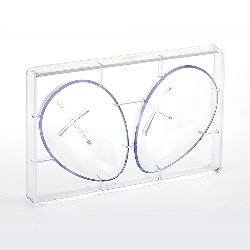 MOLDE POLICARBONATO PARA 1 HUEVO 230GR 104X150MM | 2 MITADES