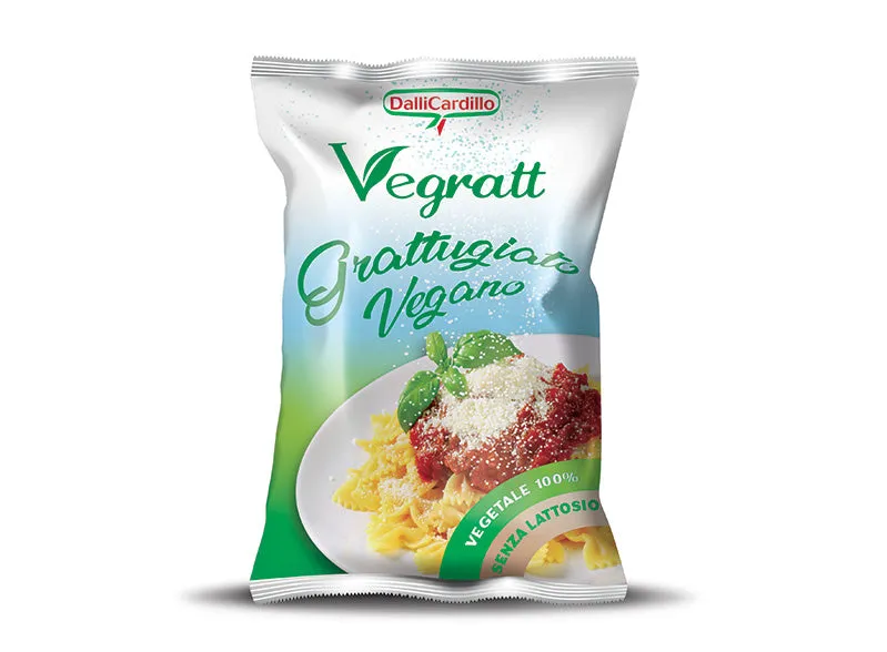 Preparato alimentare Vegano Vegratt Grattugiato 100% Vegetale 500 g