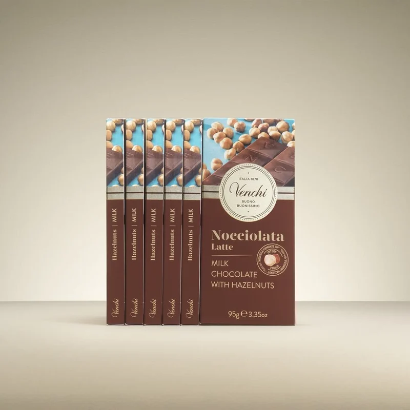 Tavoletta Cioccolato Latte Nocciolata Set da 6