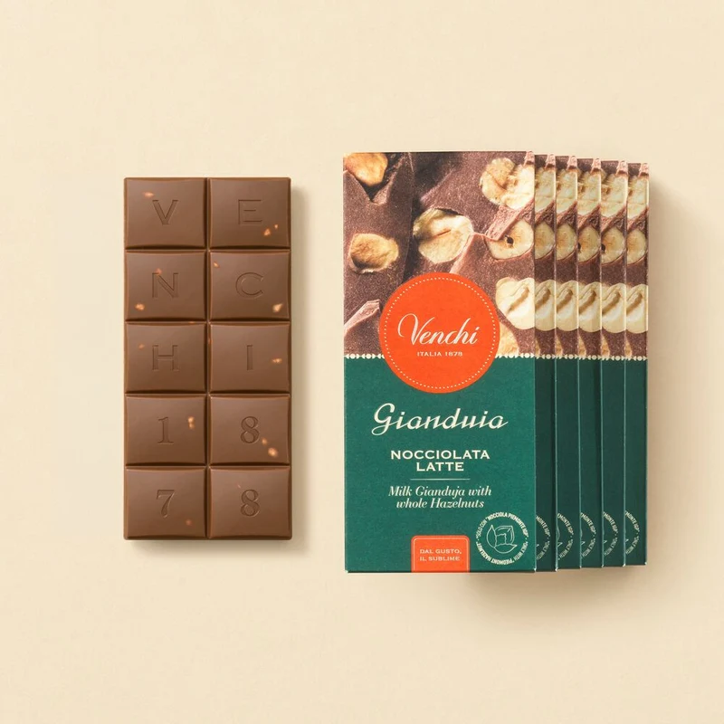 Tavoletta Nocciolata Gianduia al Latte Set da 6