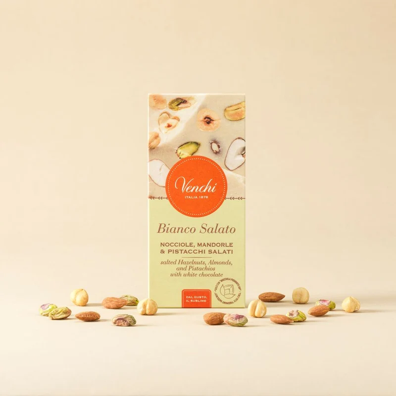 Tavoletta di Cioccolato Bianco Salato Set da 6