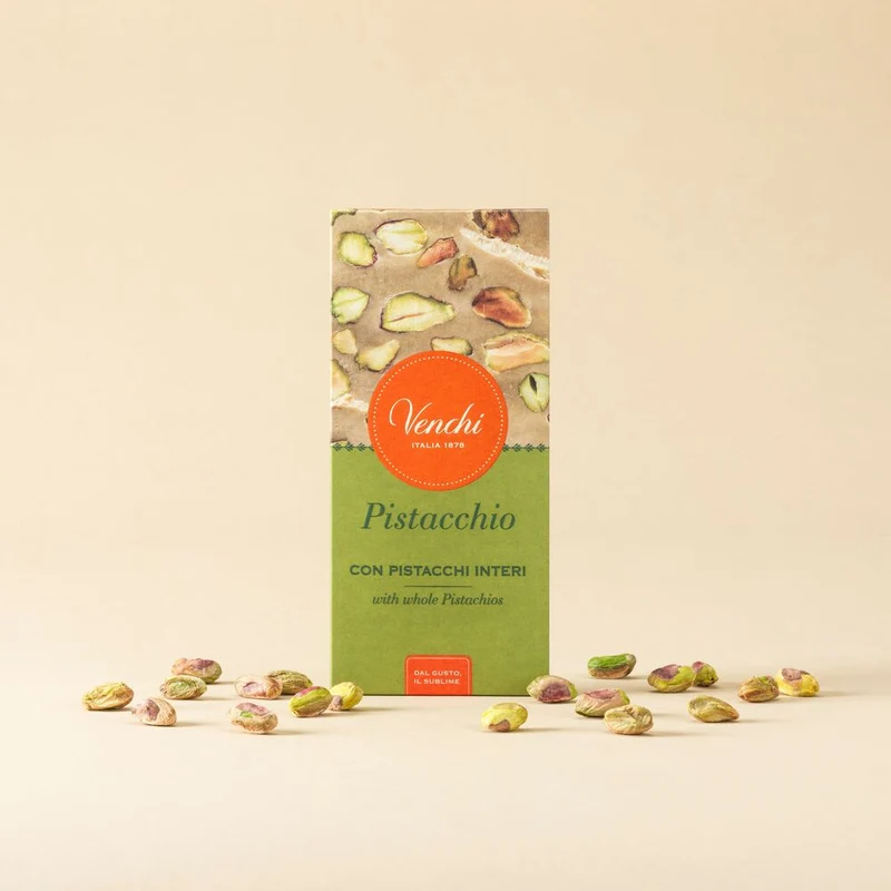 Tavoletta di Cioccolato al Pistacchio con Pistacchi Interi Set da 6